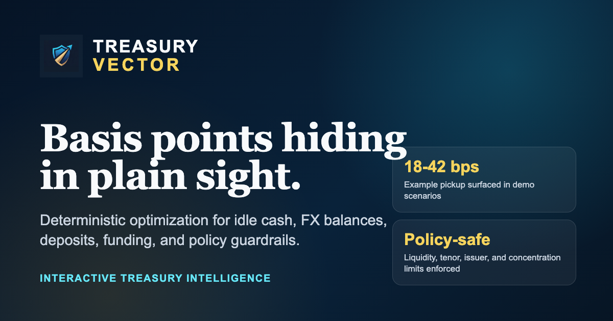 Treasury Vector — Turn Complexity into Confident Action
